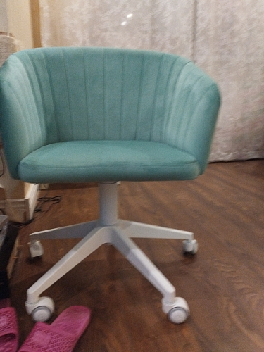 Компьютерное кресло Тибо светло-коричневый / белый фото покупателя 106