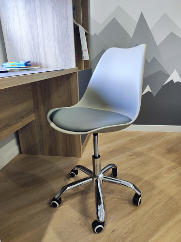 Компьютерное кресло Kolin gray / chrome фото покупателя 81