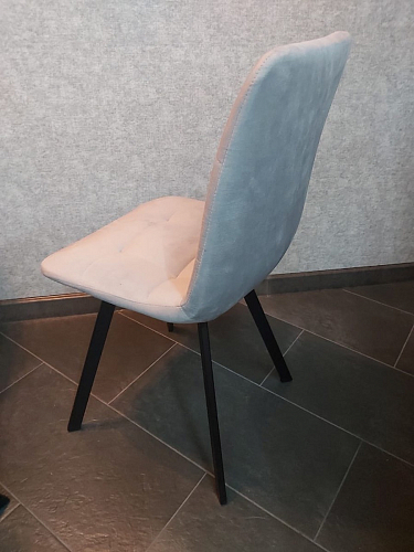 Стул на металлокаркасе Чилли синий / белый фото покупателя 1357