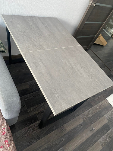 Деревянный стол Лота Лофт 140х80 дуб крафт табачный / черный матовый фото покупателя 839