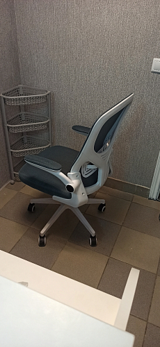 Компьютерное кресло Konfi light gray / blue / white фото покупателя 227