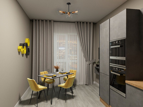 Стул на металлокаркасе Чилли К светло-серый велюр / черный каркас фото покупателя 576