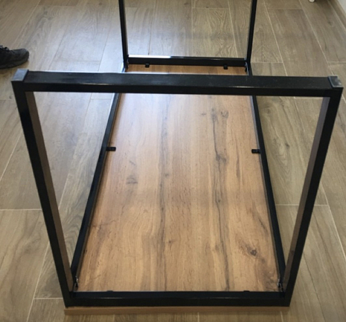 Деревянный стол Лота Лофт 140х80 черный матовый / бетон светлый фото покупателя 25