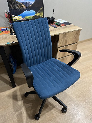 Компьютерное кресло Spark/Спарк флок бежевый 7 фото покупателя 19