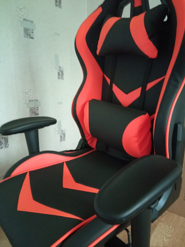 Компьютерное кресло Racer черное / бежевое фото покупателя 103