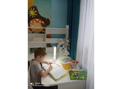 Стол компьютерный с надстройкой 100 х 120 см угловой белый правый фото покупателя 1