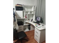 Стол компьютерный Джаз-15 белый правый фото покупателя 122