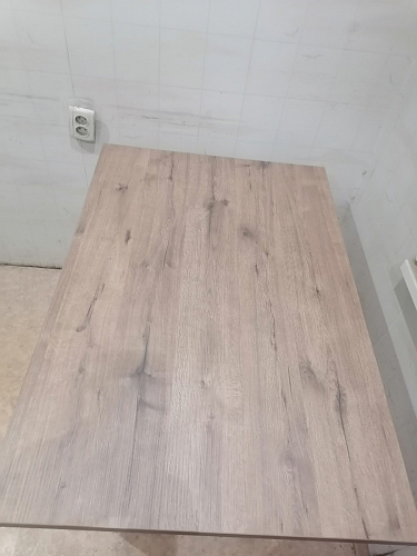 Стол Эльпатия 130 дуб велингтон / черный матовый фото покупателя 13