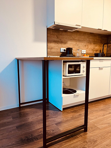 Барная стойка Дилан Лофт 120х50х90 бетон фото покупателя 177