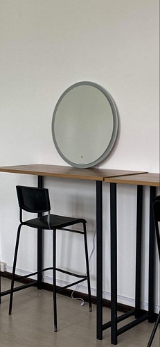 Барная стойка Дилан Лофт 120х40х98 дуб делано темный фото покупателя 27