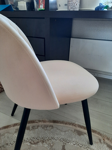 Стул на металлокаркасе Gabi green / black / silver фото покупателя 312