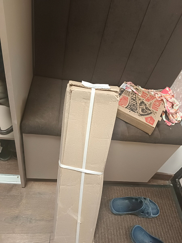 Стол Тринити Лофт 120 32 мм дуб галифакс табако / черный матовый фото покупателя 112