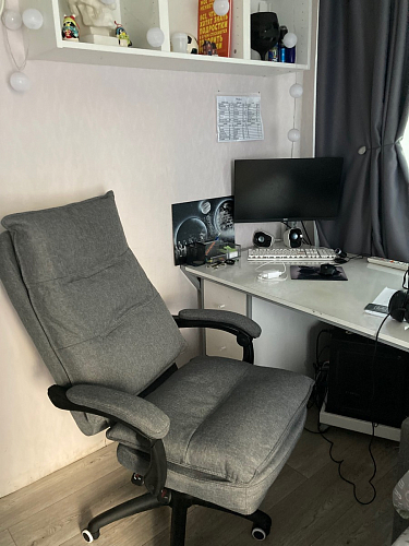 Компьютерное кресло Rapid голубое фото покупателя 147