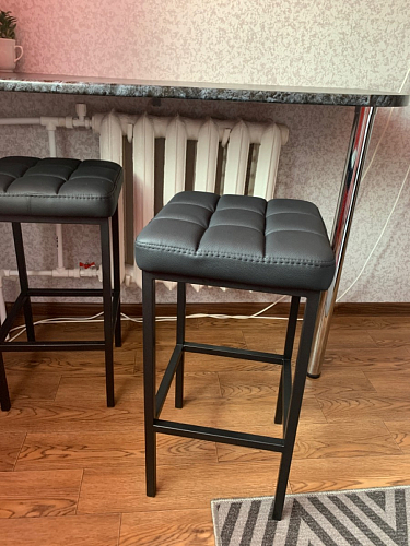 Барный стул Лофт линкольн белый / белый матовый фото покупателя 57