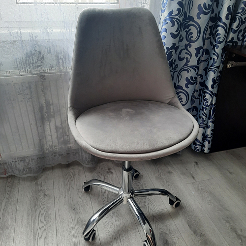 Компьютерное кресло Kolin с подушкой clear / white фото покупателя 276