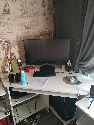 Компьютерный стол Джаз-29 венге фото покупателя 7