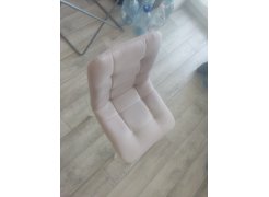 Стул на металлокаркасе Чилли синяя ткань / белый фото покупателя 113