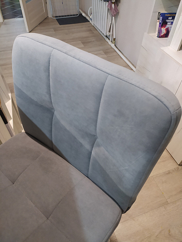 Барный стул Medeo серый велюр фото покупателя 10