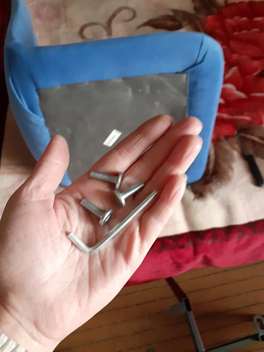 Стул на металлокаркасе Чилли бирюзовый / черный фото покупателя 705