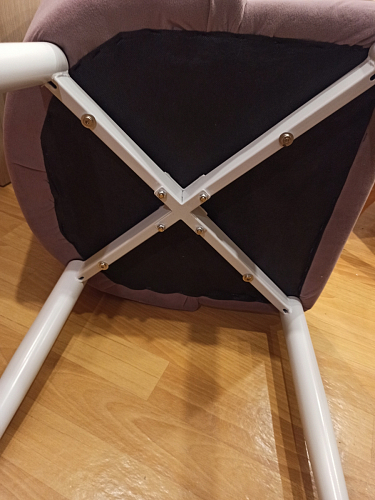 Стул на металлокаркасе Kora dark gray / black фото покупателя 424