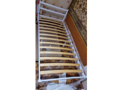 Односпальная кровать Фади 80х200 черная фото покупателя 698