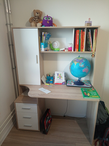 Письменный стол КСТ-16 левый венге / беленый дуб фото покупателя 105