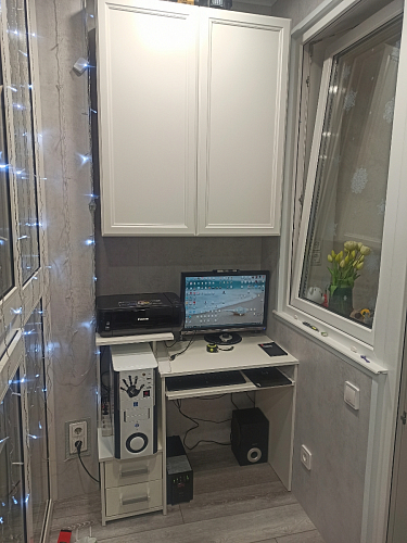 Компьютерный стол Джаз-24 левый дуб молочный фото покупателя 83