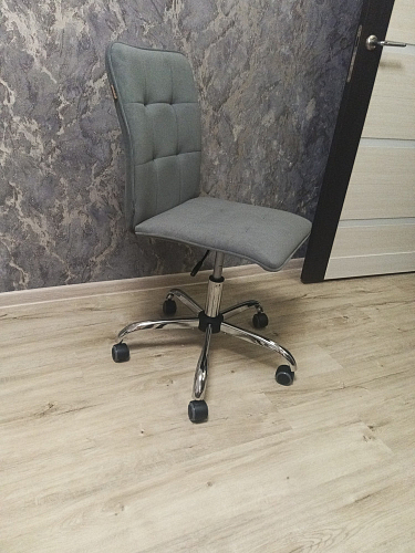 Компьютерное кресло One флок серый 29 фото покупателя 62