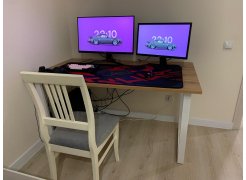 Стол Лота Лофт 120 25 мм сабия / черный матовый фото покупателя 479