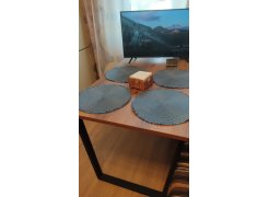 Стол Лота Лофт 140 25 мм черный матовый / бетон фото покупателя 404