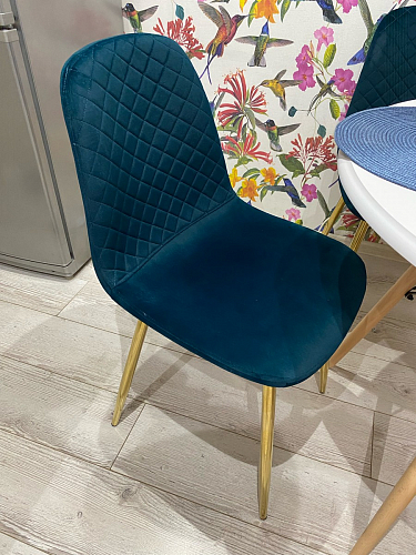 Стул на металлокаркасе Dabl 01 champagne / gold фото покупателя 143