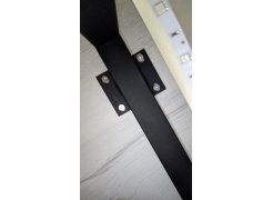 Деревянный стол Лота Лофт 120(160)х75 черный матовый / бетон светлый фото покупателя 210