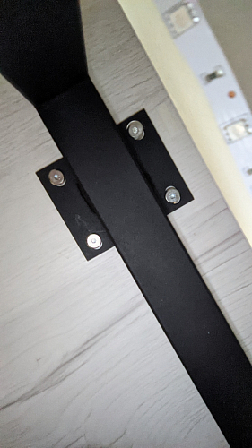 Стол раскладной Лота Лофт 120 25 мм юта / черный матовый фото покупателя 210