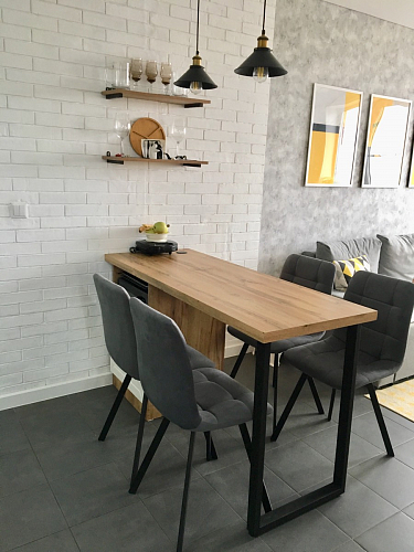 Комплект стульев Чилли 2 шт бежевый / черный фото покупателя 997