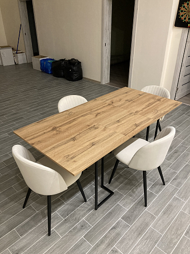 Стул на металлокаркасе Gabi latte / gold / black фото покупателя 896