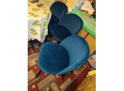 Стул на металлокаркасе Gabi blue / black фото покупателя 825