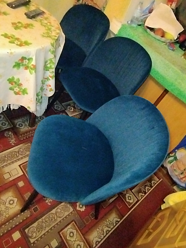 Стул на металлокаркасе Gabi gray / black фото покупателя 823