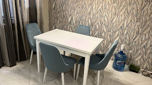 Стул на металлокаркасе Kora dark gray / black фото покупателя 226