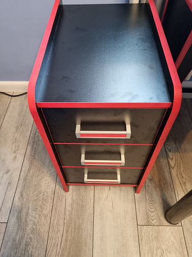 Тумба Ханна черная / красная - Уцененный экземпляр фото покупателя 44