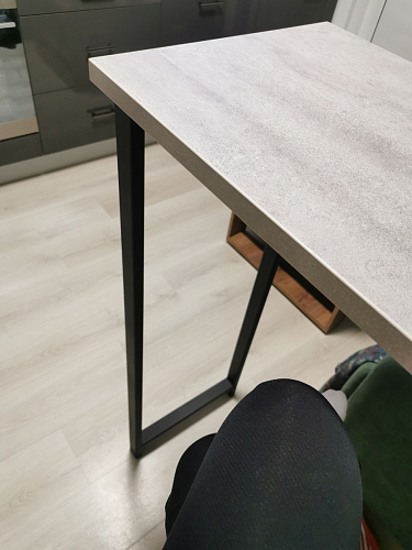 Барная стойка Дилан Лофт 120х40х98 дуб делано темный фото покупателя 99