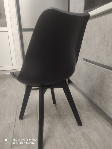 Деревянный стул Bonuss black / black фото покупателя 97