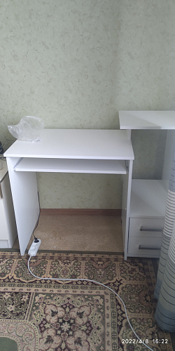 Компьютерный стол Джаз-24 левый дуб сонома фото покупателя 161