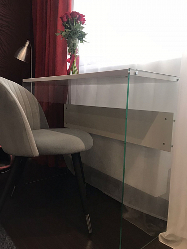 Стул на металлокаркасе Gabi green / black / silver фото покупателя 141