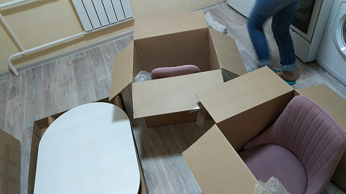 Стул на металлокаркасе Kora dark gray / black фото покупателя 487