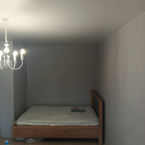 Двуспальная кровать Клауд 160х200 парящая дуб крафт золотой / антрацит фото покупателя 496