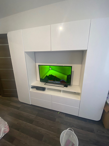 Готовая гостиная Румба белый / белый глянец  - Уцененный экземпляр фото покупателя 25