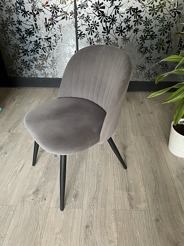 Стул на металлокаркасе Gabi green / black / silver фото покупателя 60