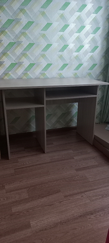 Стол письменный Бриз МДФ волна лайм / ясень светлый фото покупателя 222