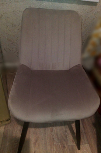 Стул на металлокаркасе Седа К латте / черный фото покупателя 167