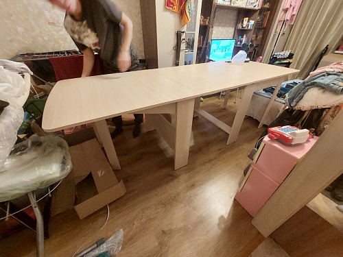 Стол обеденный раздвижной СтК7 венге фото покупателя 113